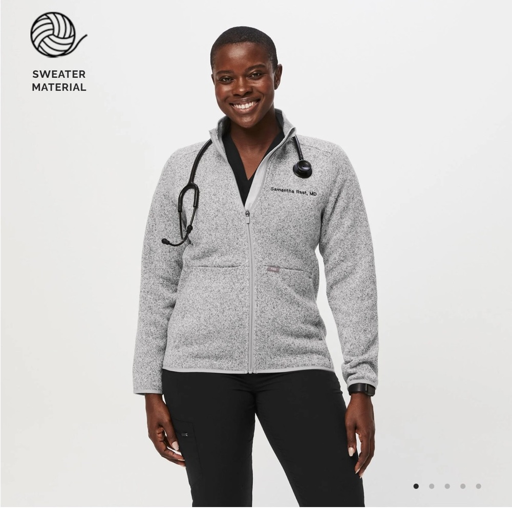 WearFigs On shift Sweater Knit Jacket size small